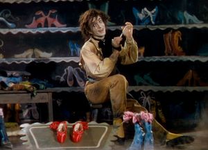 the shoemaker with his shoes