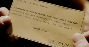 One of those times I really wish 'Eternal Sunshine of the Spotless mind' had been real