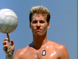'Val Kilmer will only do this project if he can play a game of volleyball with his shirt off.' 'ok, Mr. Kilmer but I don't know what that has to do with Top Gun' 'Val Kilmer doesn't care. Bring Val Kilmer a sandwich.'