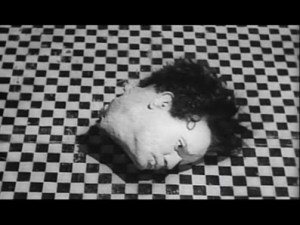 dude has a thing for checkered floors. Someone should explore that.